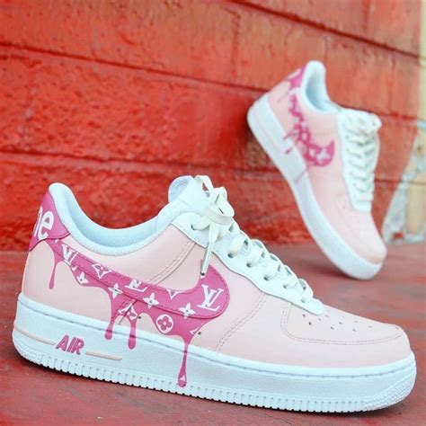 nike air force 1 pink shoes